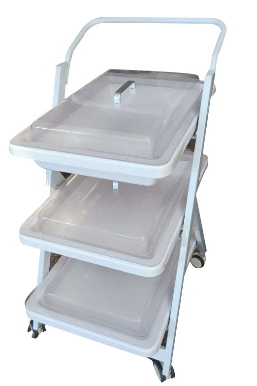 分層設(shè)計(jì)，拿取方便——內(nèi)鏡轉(zhuǎn)運(yùn)車(chē)